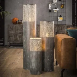 Rubjerg Design Stehleuchte Zylinder 60cm Metall Grau -Kinder Haushaltswaren Geschäft uhtvi1d7ryq3svrj3nfqi7mbds07