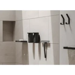 ZONE Denmark Duschabzieher Mit Halter Rim 30cm Schwarz -Kinder Haushaltswaren Geschäft uic72634ns4jd7mga0k185gz96n3