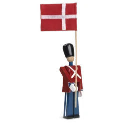 Kay Bojesen Fahnenträger Klein Rot/blau/weiß