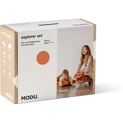 MODU® Explorer Set Konstruktionsspielzeug Orange/hellgrün 5 MODU® Explorer Set Konstruktionsspielzeug Orange/hellgrün – Bild 5