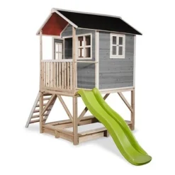EXIT TOYS EXIT Loft 500 Gartenhaus Grau -Kinder Haushaltswaren Geschäft ux8l4t97vv5ugyo37hexs8zf8elk