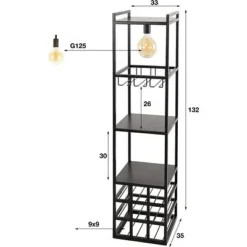 Rubjerg Design Weinregal Mit Lampe Decorate Metall Schwarz 9 Rubjerg Design Weinregal Mit Lampe Decorate Metall Schwarz -Kinder Haushaltswaren Geschäft v2fgj29jwiupvxijs0y4fc9vr2uj