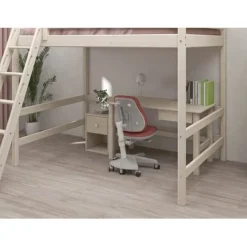 FLEXA Classic Hochbett 140x200cm Mit Schrägleiter Mattweiß -Kinder Haushaltswaren Geschäft vd7ka8kv740u9sd87oqom37gf5lh