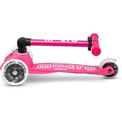 Micro Scooter Mini Micro Deluxe Foldable LED Pink 3 Micro Scooter Mini Micro Deluxe Foldable LED Pink – Bild 3