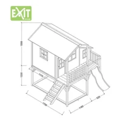 EXIT TOYS EXIT Spielhaus Loft 750 Natur -Kinder Haushaltswaren Geschäft vks8dzo4lcvzp06vu8u2fpufn53z