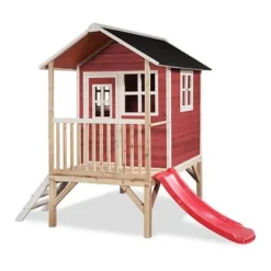 EXIT TOYS EXIT Loft 300 Gartenhaus Rotbraun