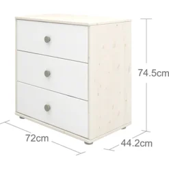 FLEXA Classic Kommode Mit 3 Schubladen Mattweiß/Lack Weiß/grün 10 FLEXA Classic Kommode Mit 3 Schubladen Mattweiß/Lack Weiß/grün -Kinder Haushaltswaren Geschäft vxlkburq6evzbf2tfd8f935nixkd