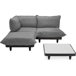 Fatboy Paletti Sofa Set Medium Rock Grey Inkl. Tisch