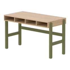 FLEXA Popsicle Study Schreibtisch Mit 4 Fächern Eiche/Kiwi