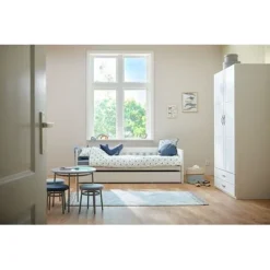 Lifetime Norden Basisbett 90x200cm Mit Rollboden Und Gästebett Weiß -Kinder Haushaltswaren Geschäft wa68cosnlvnmw9v1fuua4f3iyd42