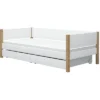 FLEXA Nor Bett 90x200cm Mit 2 Schubladen Weiß/eiche