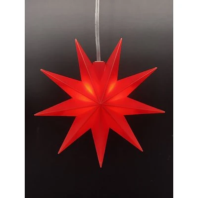DecoTrend Sterntaler Fensterstern 9 Zacker Ø11,5cm Batterie Indoor Rot 3 DecoTrend Sterntaler Fensterstern 9 Zacker Ø11,5cm Batterie Indoor Rot – Bild 3