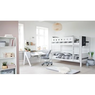 FLEXA White Etagenbett Mit Senkrechter Leiter Weiß 8 FLEXA White Etagenbett Mit Senkrechter Leiter Weiß – Bild 8