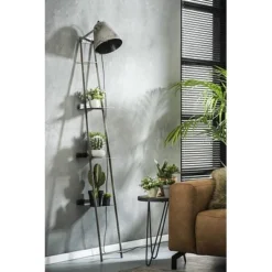 Rubjerg Design Wandregal Mit Lampe Metall Altsilber -Kinder Haushaltswaren Geschäft wy44qo7cp39wxo5m3dkht72bip7s