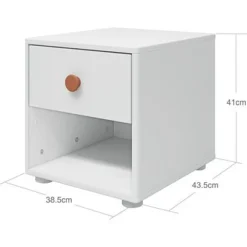 FLEXA Roomie Kommode Mit 1 Schublade Weiß/rosa -Kinder Haushaltswaren Geschäft wzmaawnj7umq8ecko29p8g0n58nn