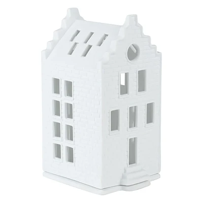 Räder Lichthaus Kleines Backsteinhaus Porzellan Weiß 1 Räder Lichthaus Kleines Backsteinhaus Porzellan Weiß