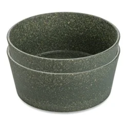 Koziol Schale 400ml CONNECT BOWL 0,4 Nature Ash Grey 2er-Set