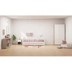 FLEXA White Einzelbett 90x200cm Mit Zwei Schubladen Weiß -Kinder Haushaltswaren Geschäft x5dstlb080pqpc1g2dp88uqudb0l