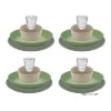 Koziol Geschirrset 16-teilig CONNECT SET BERGEN Nature Ash Grey/nat Leaf Green/nat Desert Sand 16er-Set