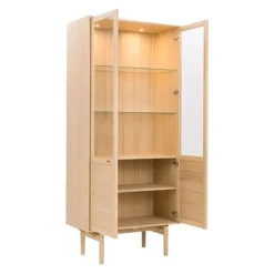 PBJ Designhouse Navis Glasvitrine Eiche Hell -Kinder Haushaltswaren Geschäft xd9nqluy3whxjvw30yv4i1jy198e