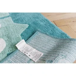 Minividuals Teppich 70x200cm Lokomotive Türkis FAV24 -Kinder Haushaltswaren Geschäft xf9bpq81x2yoz49ap78b88fzkvez