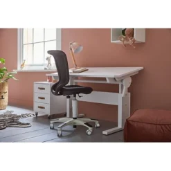 Lifetime Schreibtisch 120cm Höhenverstellbar/schrägstellbar Weiß Lackiert -Kinder Haushaltswaren Geschäft xpjhkdfm2bstu24zfhdvljurcfwm