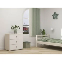 FLEXA Classic Kommode Mit 3 Schubladen Mattweiß/Lack Weiß/grün 12 FLEXA Classic Kommode Mit 3 Schubladen Mattweiß/Lack Weiß/grün -Kinder Haushaltswaren Geschäft xseo142gi8wk5rqmyb46t7befm41