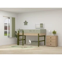 FLEXA Popsicle Halbhohes Bett Mit Senkrechter Leiter Kiwi 11 FLEXA Popsicle Halbhohes Bett Mit Senkrechter Leiter Kiwi -Kinder Haushaltswaren Geschäft xt8bp2fxn76aujz190lh3hkqg3ad