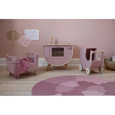 Sebra Puppenwagen Rosa 2 Sebra Puppenwagen Rosa – Bild 2