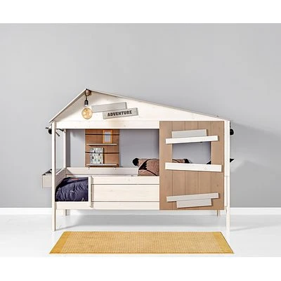 Lifetime Hüttenbett "The Hideout" Mit Rollboden Whitewash 2 Lifetime Hüttenbett "The Hideout" Mit Rollboden Whitewash – Bild 2