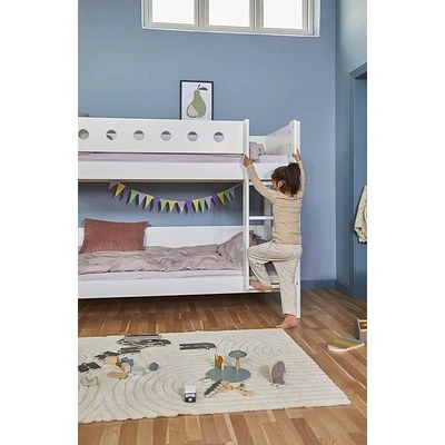 FLEXA White Etagenbett Mit Senkrechter Leiter Weiß 6 FLEXA White Etagenbett Mit Senkrechter Leiter Weiß – Bild 6