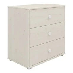 FLEXA Classic Kommode Mit 3 Schubladen Mattweiß