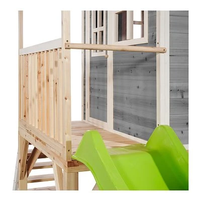 EXIT TOYS EXIT Loft 700 Gartenhaus Grau 4 EXIT TOYS EXIT Loft 700 Gartenhaus Grau – Bild 4