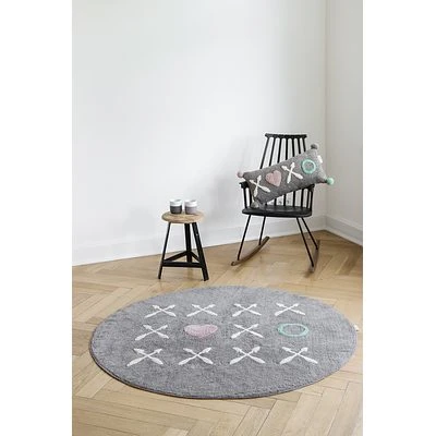 Minividuals Teppich Ø150cm XOXO Grau FAV17 5 Minividuals Teppich Ø150cm XOXO Grau FAV17 – Bild 5