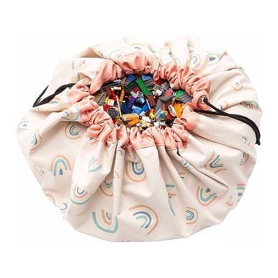 Play&Go Prints 2 In 1 Spielzeugsack Rainbow 2 Play&Go Prints 2 In 1 Spielzeugsack Rainbow – Bild 2