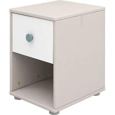 FLEXA Classic Kommode Mit 1 Schublade Grau/Lack Weiß/blau 3 FLEXA Classic Kommode Mit 1 Schublade Grau/Lack Weiß/blau – Bild 3