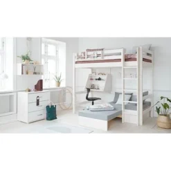 FLEXA Classic Casa Hochbett Mit Senkrechter Leiter Mattweiß -Kinder Haushaltswaren Geschäft yyvqsknf8e7oga5prb2giblbtpoa