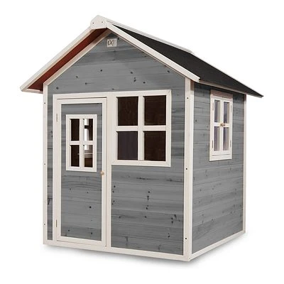 EXIT TOYS EXIT Loft 100 Gartenhaus Grau 1 EXIT TOYS EXIT Loft 100 Gartenhaus Grau