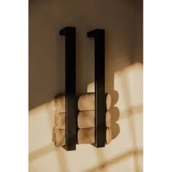 Metallbude Handtuchhalter Nali 2er Set Schwarz