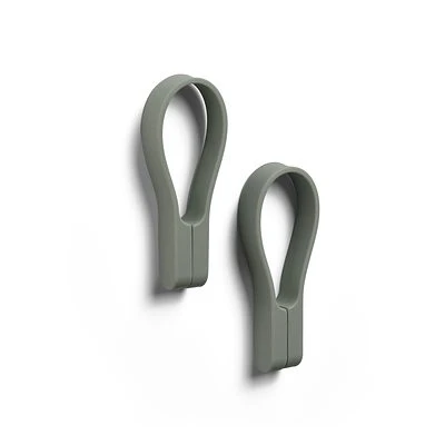ZONE Denmark Handtuchhalter Loop Magnet 2 Stück Grün 1 ZONE Denmark Handtuchhalter Loop Magnet 2 Stück Grün