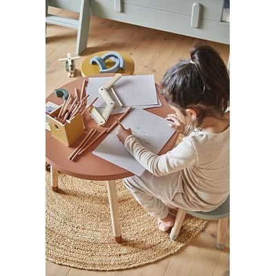 FLEXA Dots Kinder-Tisch Rotviolett 6 FLEXA Dots Kinder-Tisch Rotviolett – Bild 6