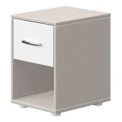 FLEXA Classic Kommode Mit 1 Schublade Und Füßen Grau Lasiert/Lack Weiß Sale