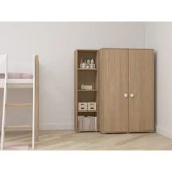 FLEXA Popsicle Niedriger Kleiderschrank 2 Türen Weiß -Kinder Haushaltswaren Geschäft zgybdzrlbltxyo7v22w7ep33jw4m