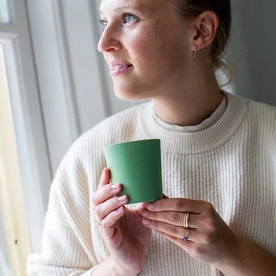 Koziol Becher 190ml CONNECT CUP S Nature Leaf Green 4er-Set 3 Koziol Becher 190ml CONNECT CUP S Nature Leaf Green 4er-Set – Bild 3