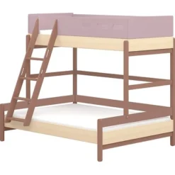 FLEXA Popsicle Familienbett Mit Schrägleiter Cherry