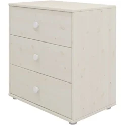 FLEXA Classic Kommode Mit 3 Schubladen Mattweiß -Kinder Haushaltswaren Geschäft zjyap1so083gm364efgzn3ii44v5