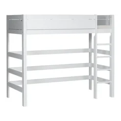 Lifetime Hochbett Mit Deluxe Lattenrost Weiß Lackiert 46401-10