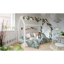 FLEXA Cottage Bett Holzhaus 90x200cm Whitewash 8 FLEXA Cottage Bett Holzhaus 90x200cm Whitewash -Kinder Haushaltswaren Geschäft znrnkt9a5ix7096nij8npf65z94f