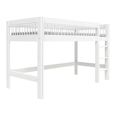 Lifetime Halbhohes Bett Breeze Mit Deluxe Lattenrost Weiß Lackiert 2 Lifetime Halbhohes Bett Breeze Mit Deluxe Lattenrost Weiß Lackiert – Bild 2