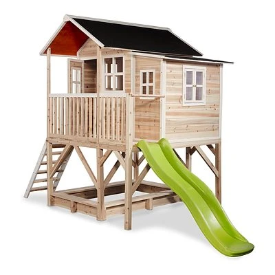 EXIT TOYS EXIT Loft 550 Gartenhaus Natur 3 EXIT TOYS EXIT Loft 550 Gartenhaus Natur – Bild 3